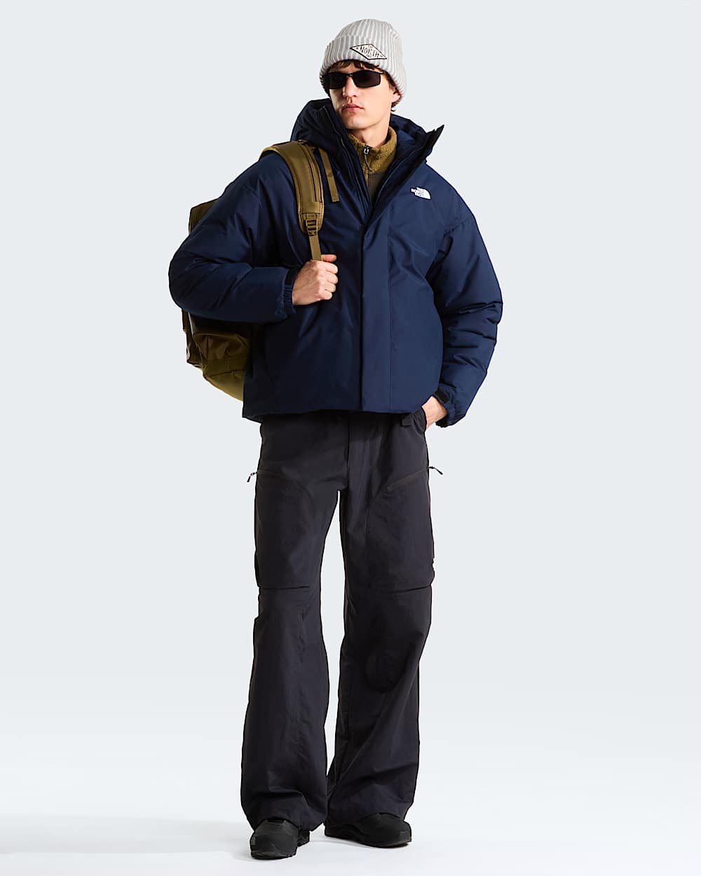 Mens Oversized Puffer Jacket TNF ALT1