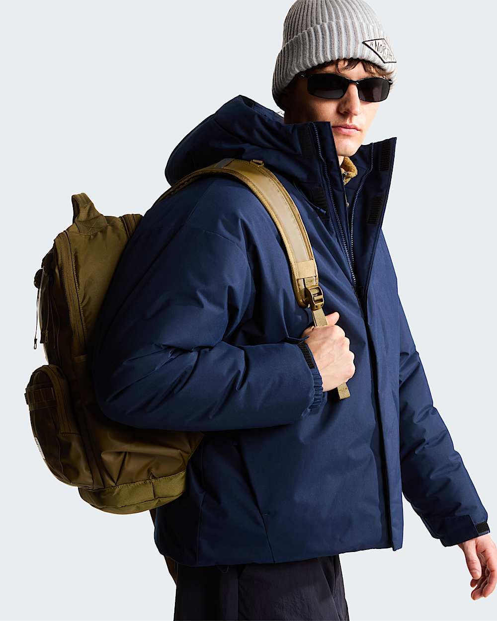 Mens Oversized Puffer Jacket TNF ALT10
