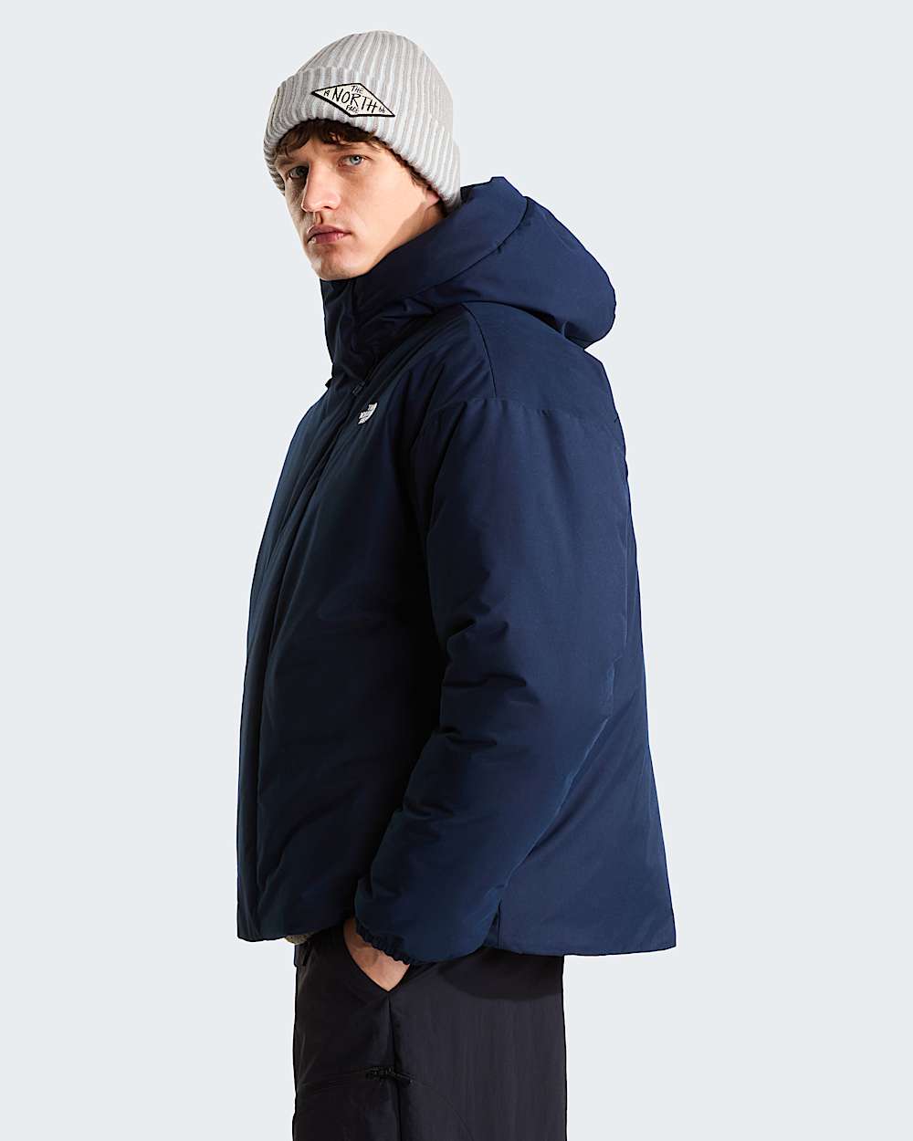 Mens Oversized Puffer Jacket TNF ALT2