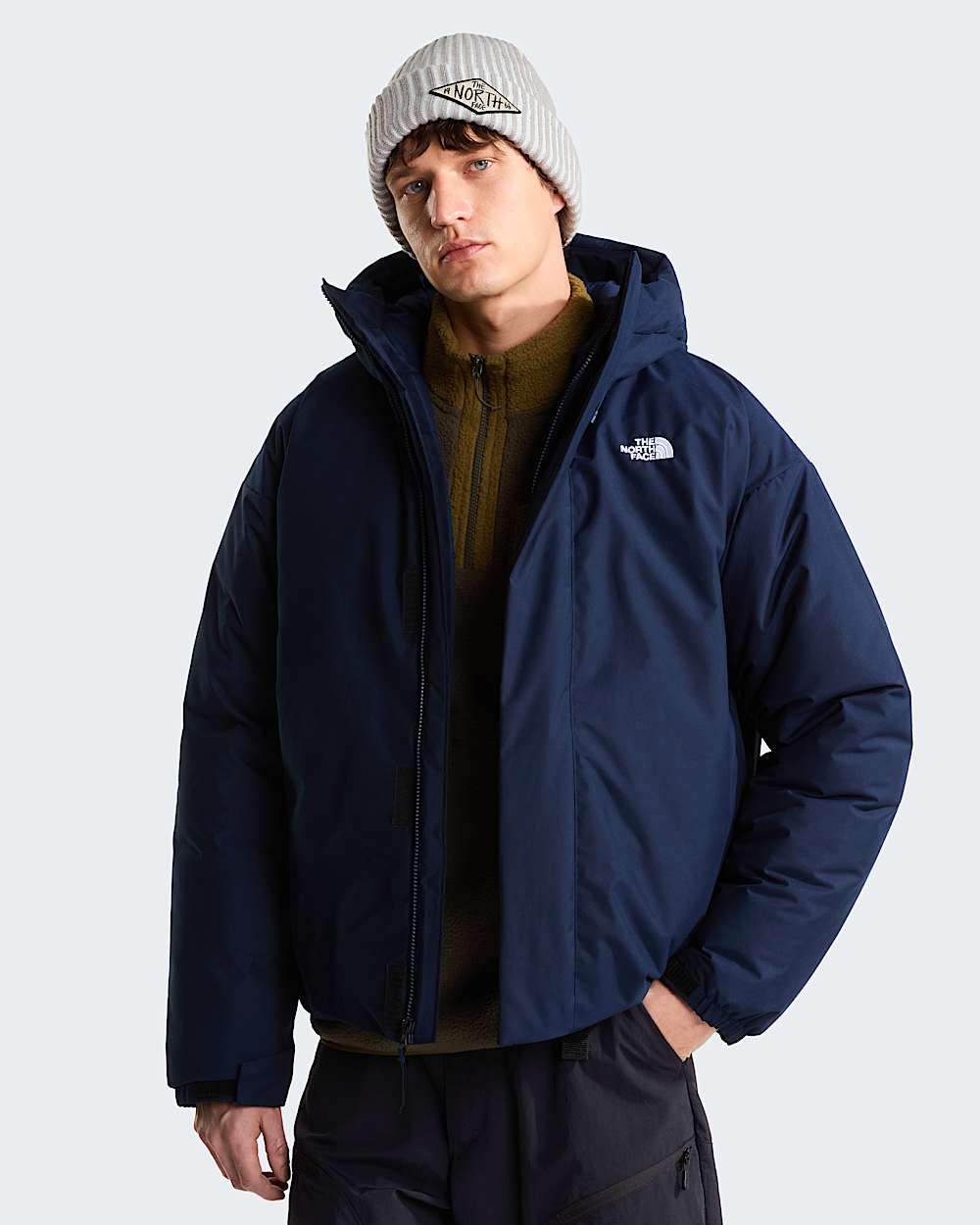 Mens Oversized Puffer Jacket TNF ALT4