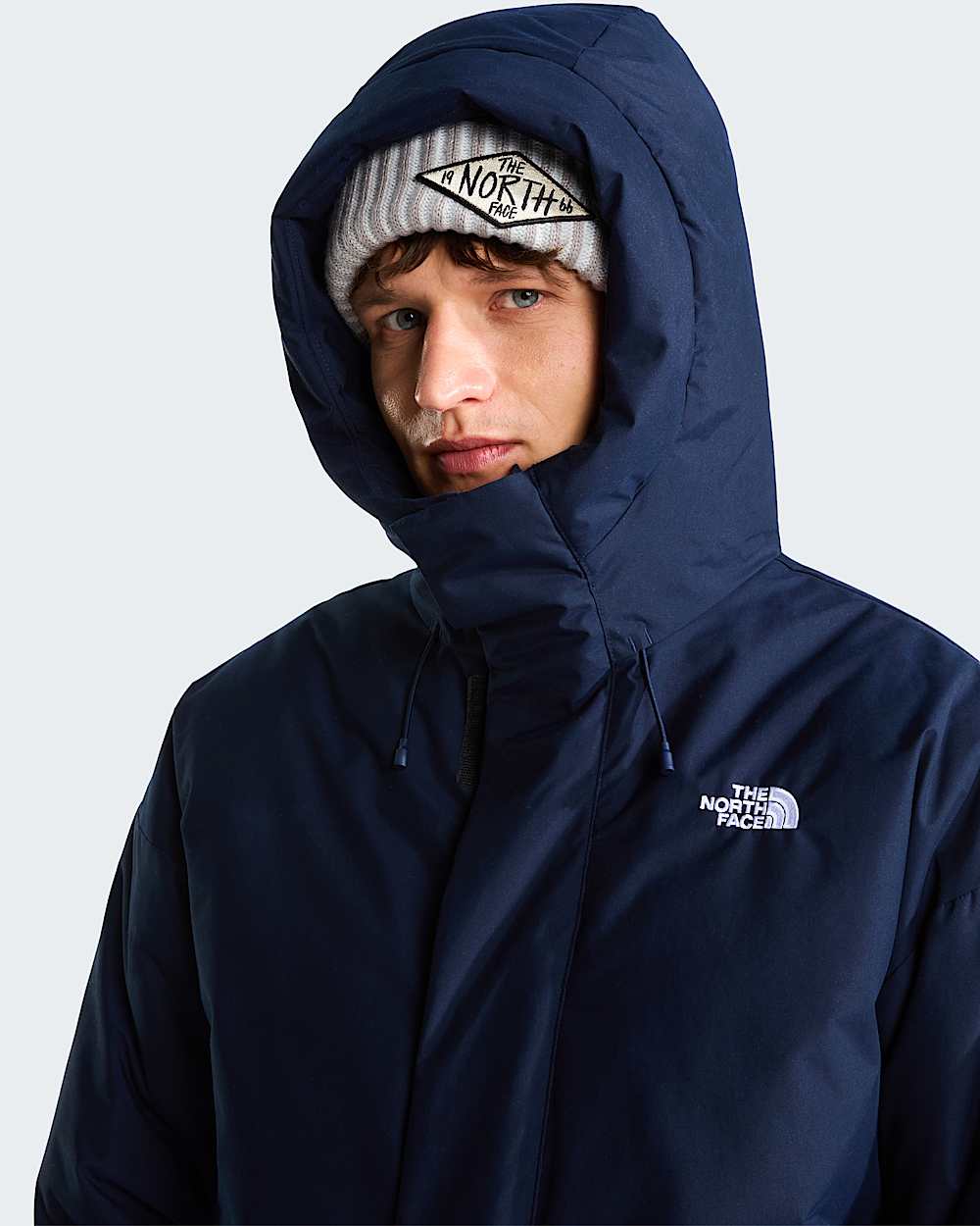 Mens Oversized Puffer Jacket TNF ALT5