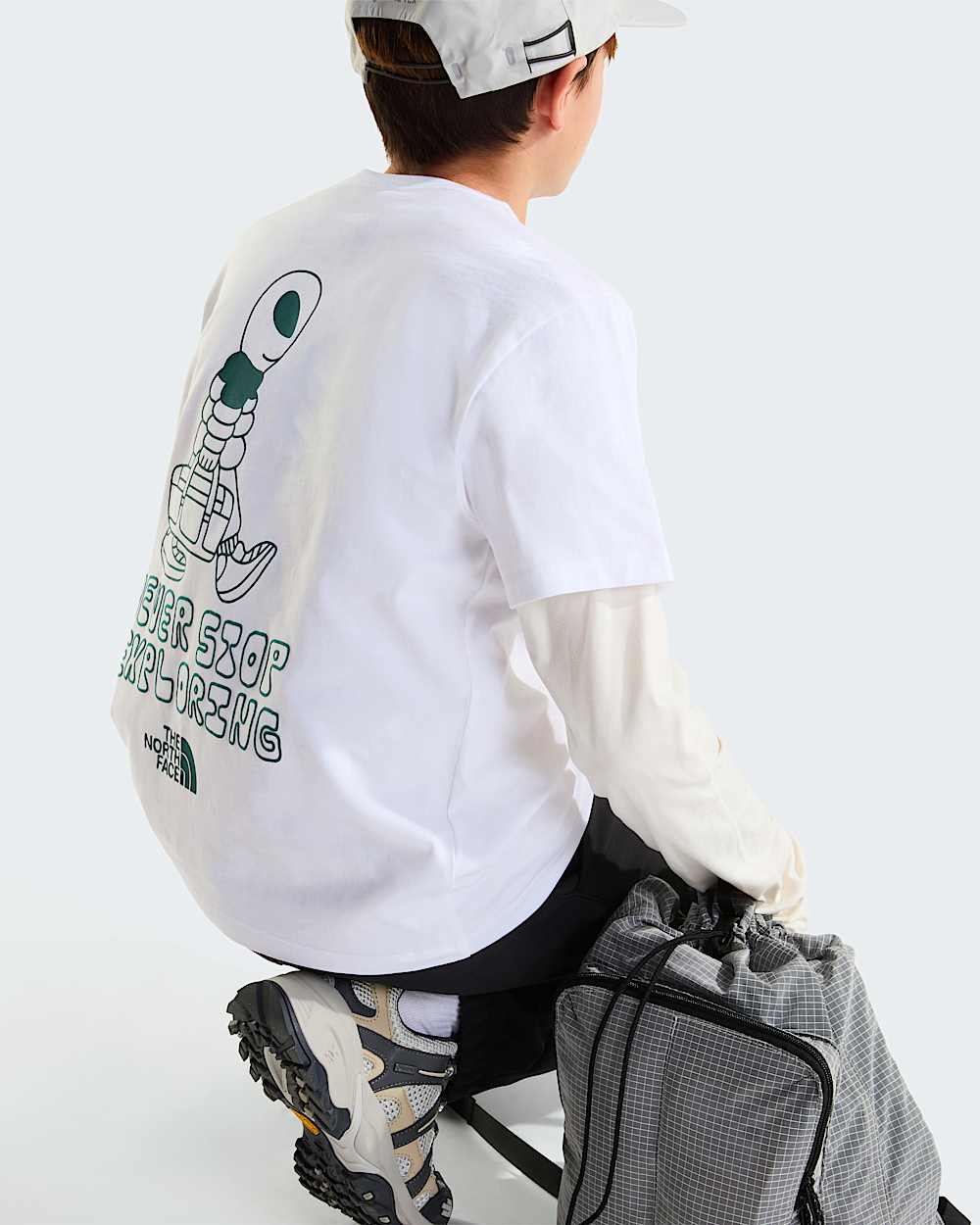 Tshirt Graphic dcontract Alien pour enfant TNF ALT6
