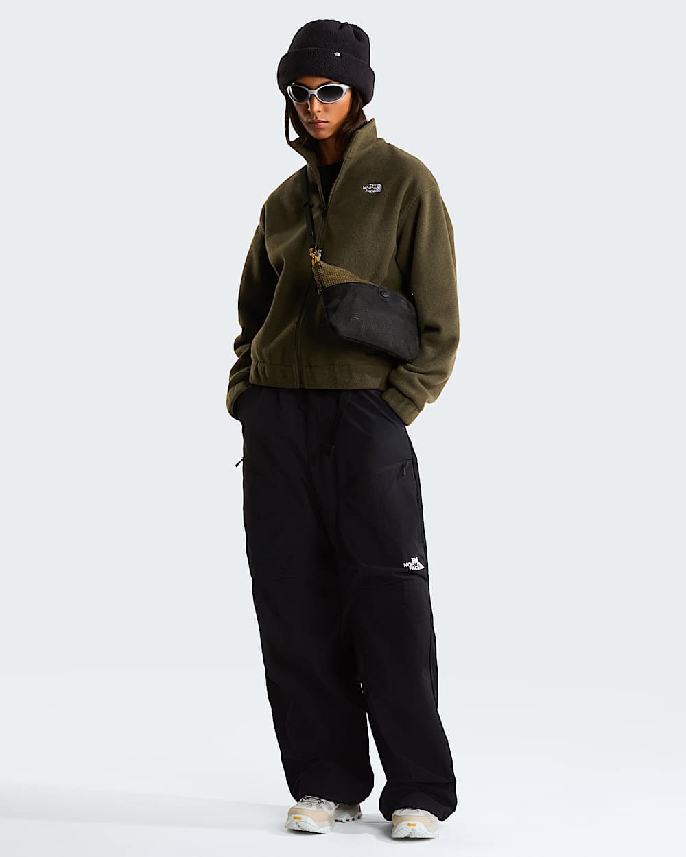 Fleecejas met kraag voor dames TNF ALT1