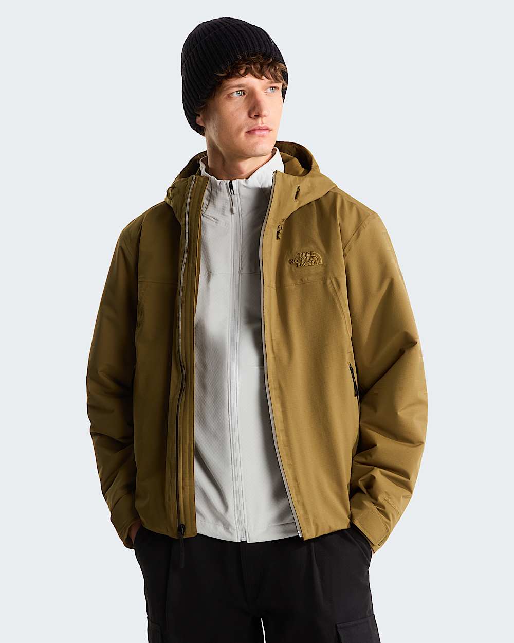 Mens TNF Range Lightweight Hooded Jacket TNF ALT4