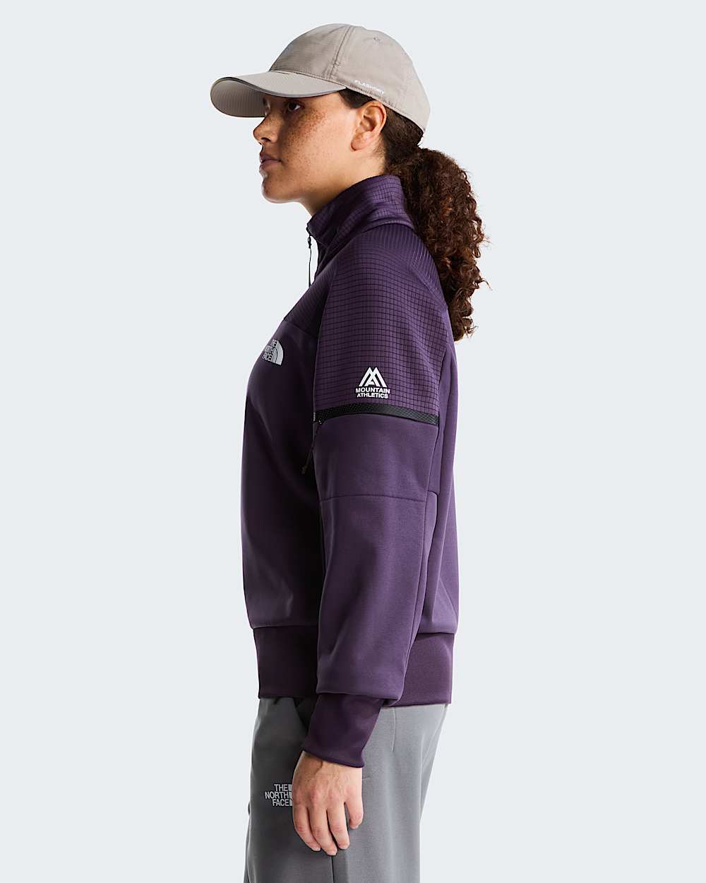 Mountain Athletics Fleece 20 met kwartrits voor dames TNF ALT2