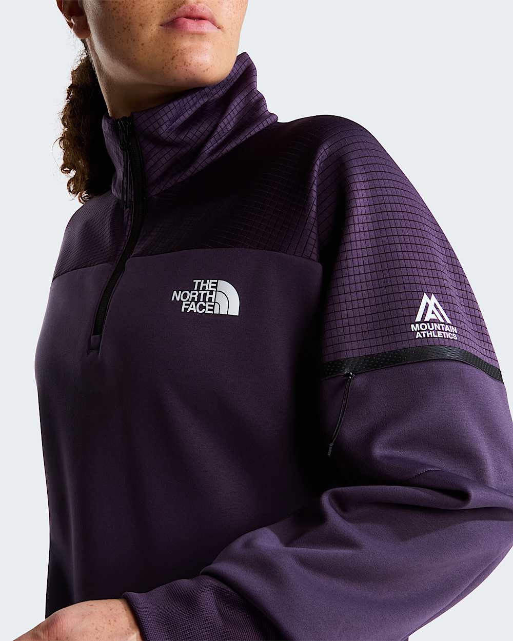 Mountain Athletics Fleece 20 met kwartrits voor dames TNF ALT4
