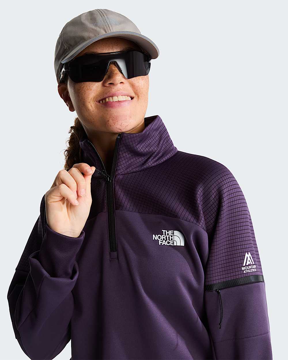 Mountain Athletics Fleece 20 met kwartrits voor dames TNF ALT6