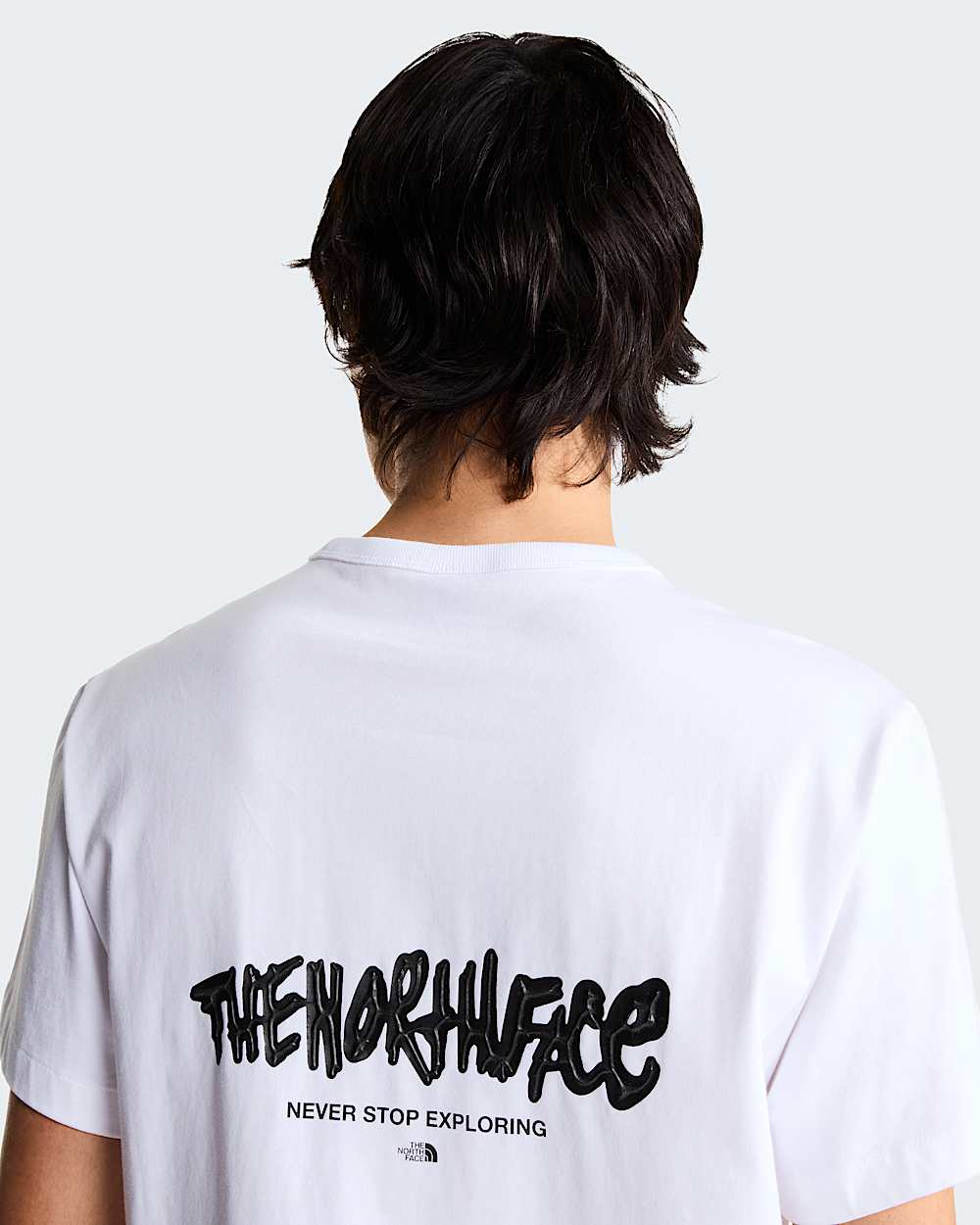Unisex TNF Tag Logo Play TShirt mit lockerer Passform TNF ALT7