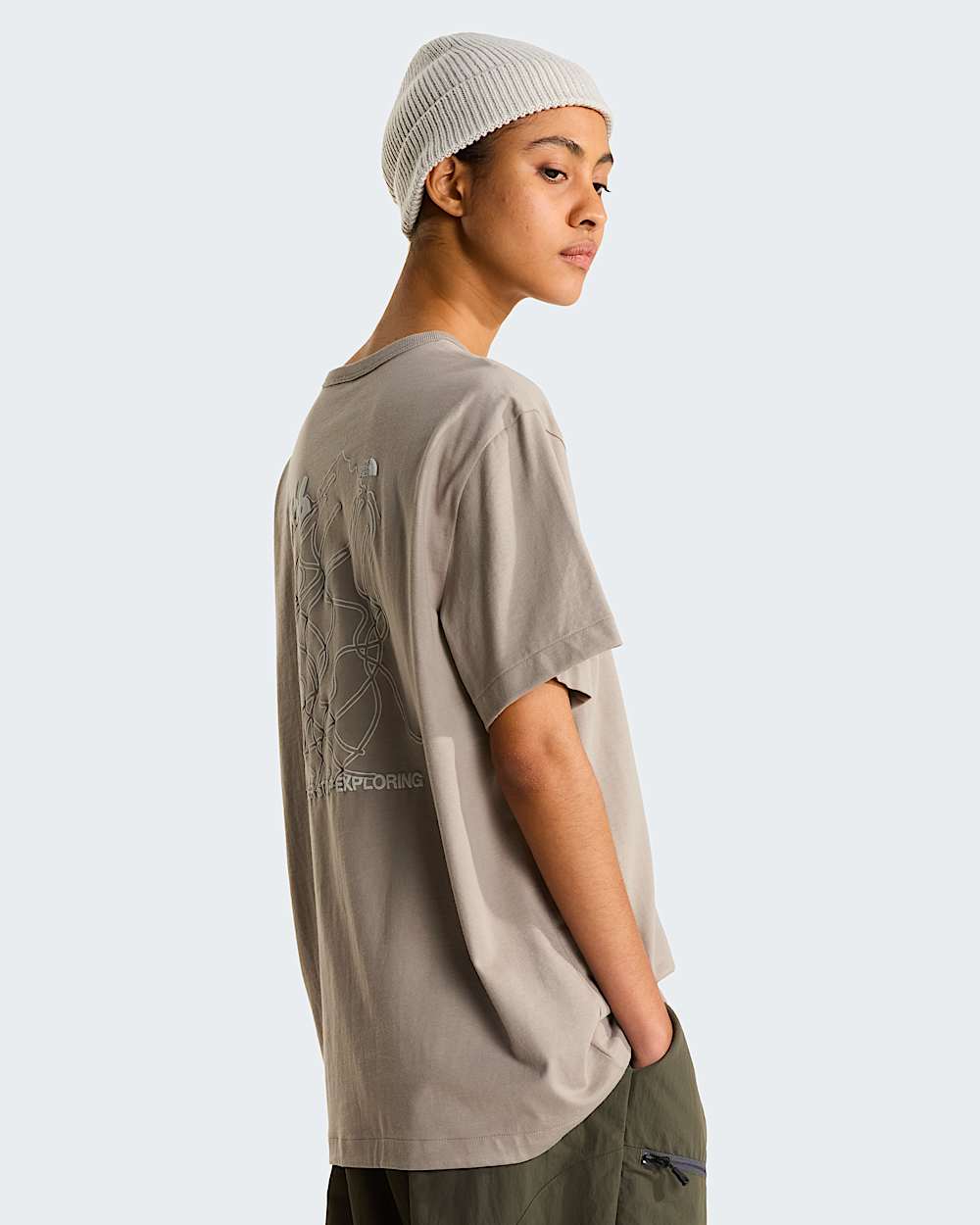Tshirt graphique dcontract unisexe NSE Slopes TNF ALT12