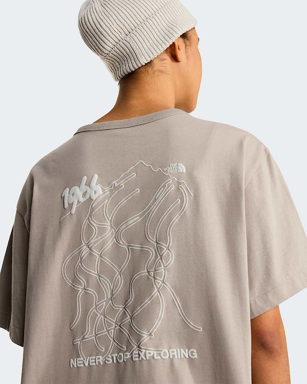 Tshirt graphique dcontract unisexe NSE Slopes TNF ALT17