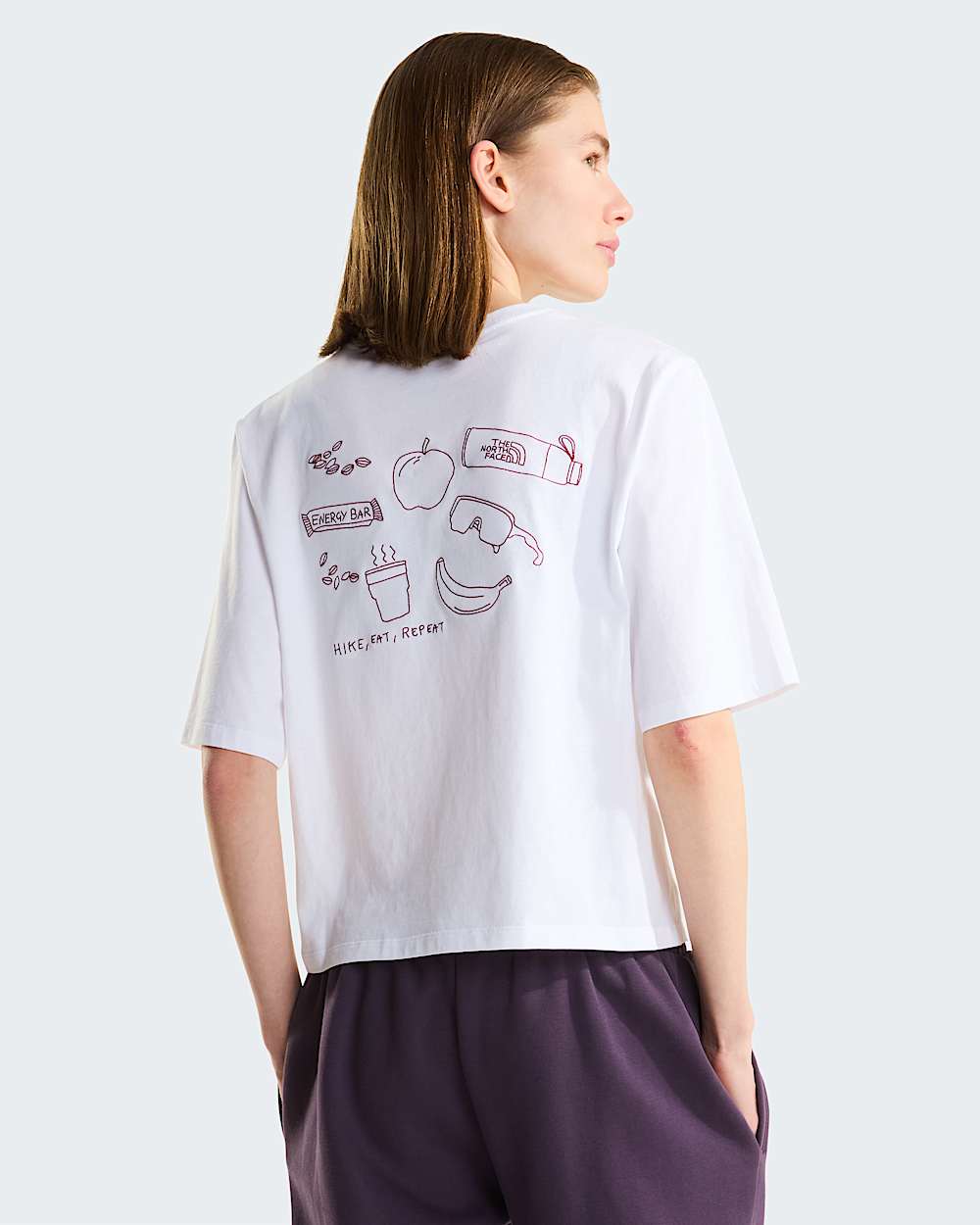 Hike Picnic Boxy Graphic TShirt voor dames TNF HERO
