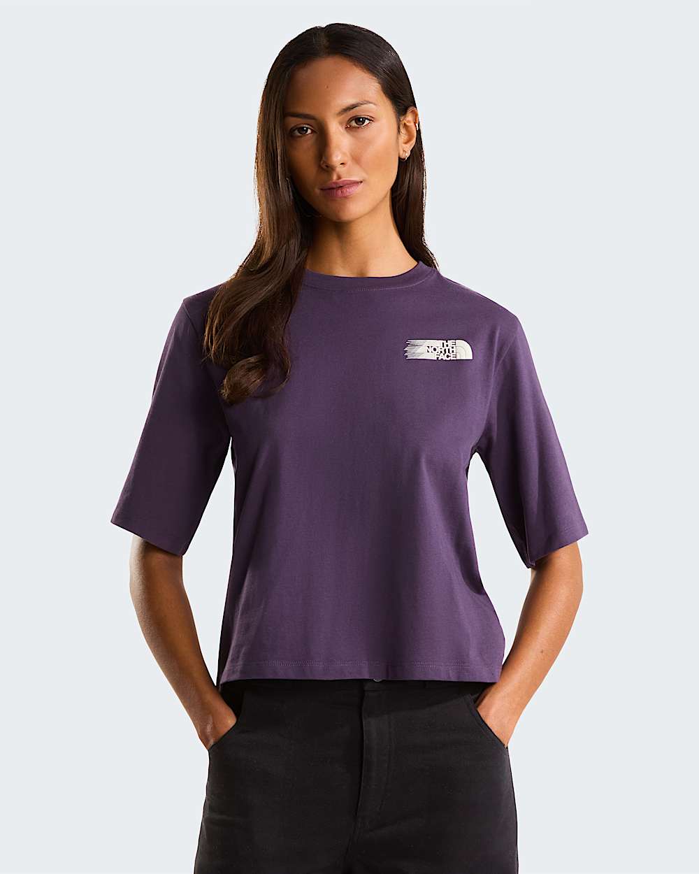 Retro Trail Boxy Graphic TShirt voor dames TNF ALT1