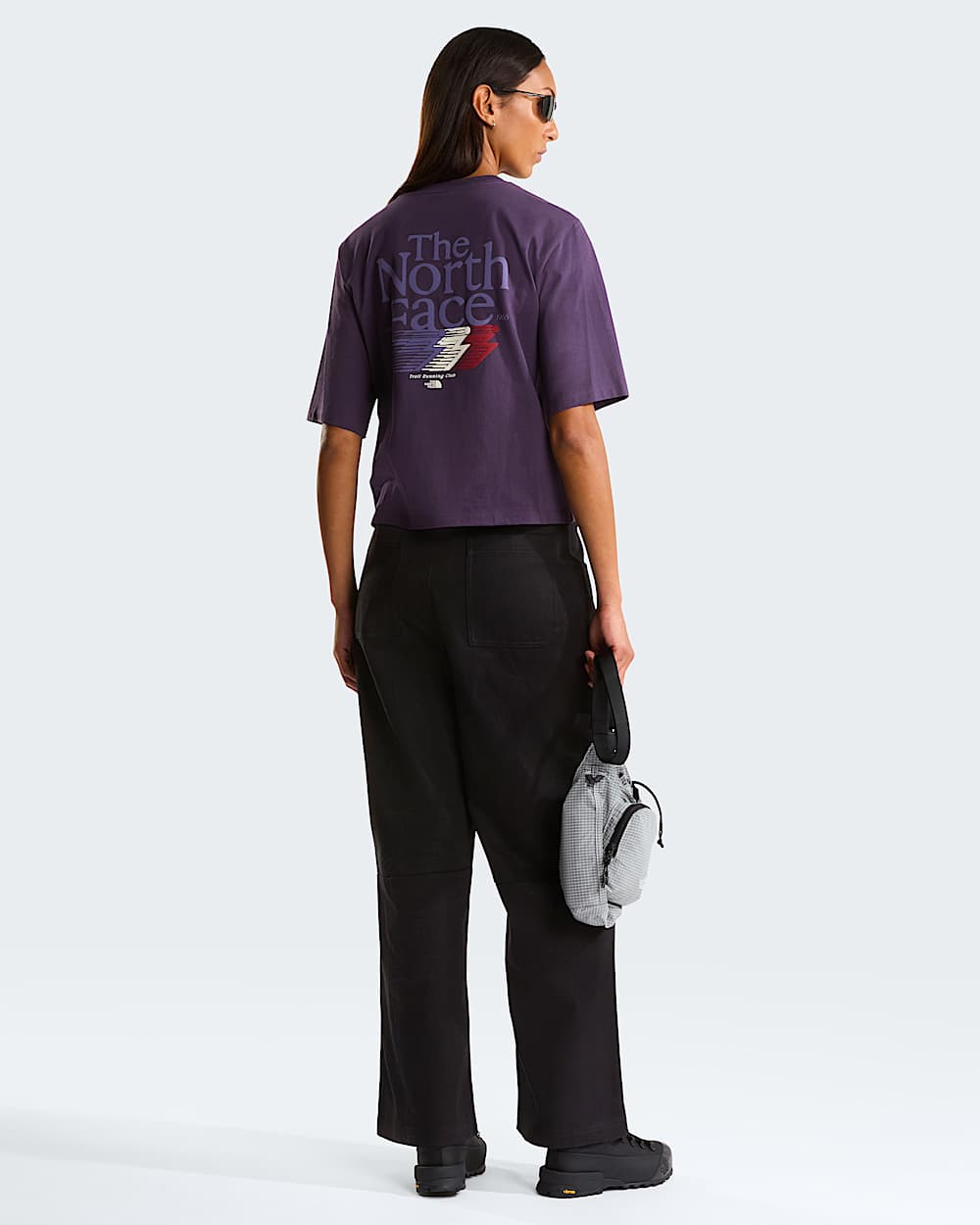 Retro Trail Boxy Graphic TShirt voor dames TNF ALT2