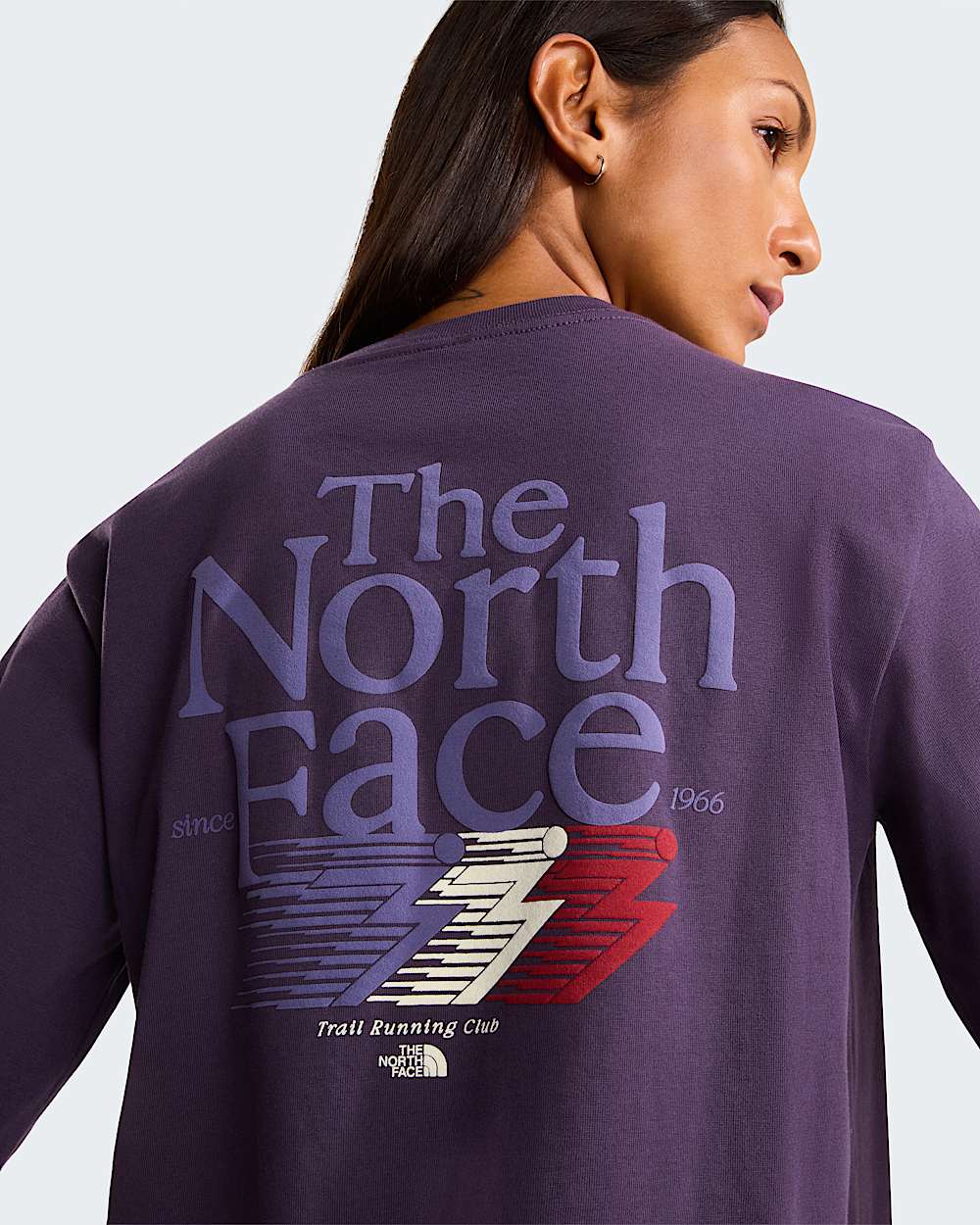 Retro Trail Boxy Graphic TShirt voor dames TNF ALT5