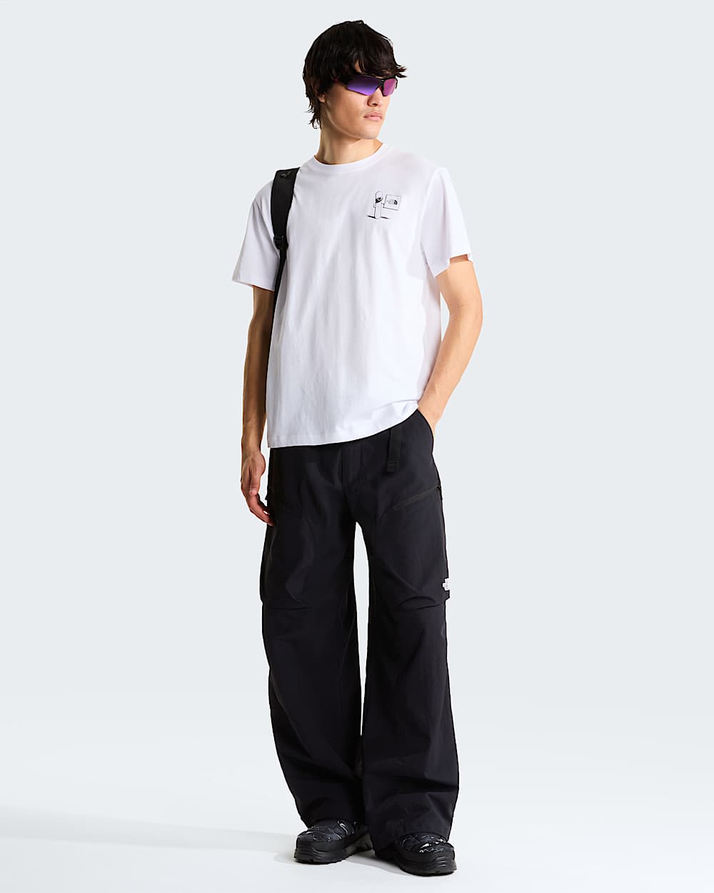 Unisex Opposites Attract Relaxed Graphic TShirt TNF ALT3