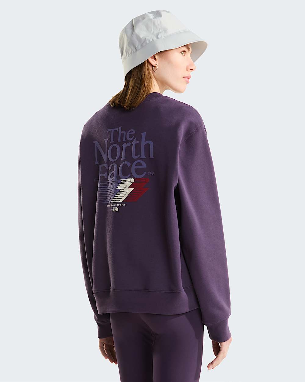 Retro Trail Relaxed Graphic Sweatshirt voor dames TNF ALT3