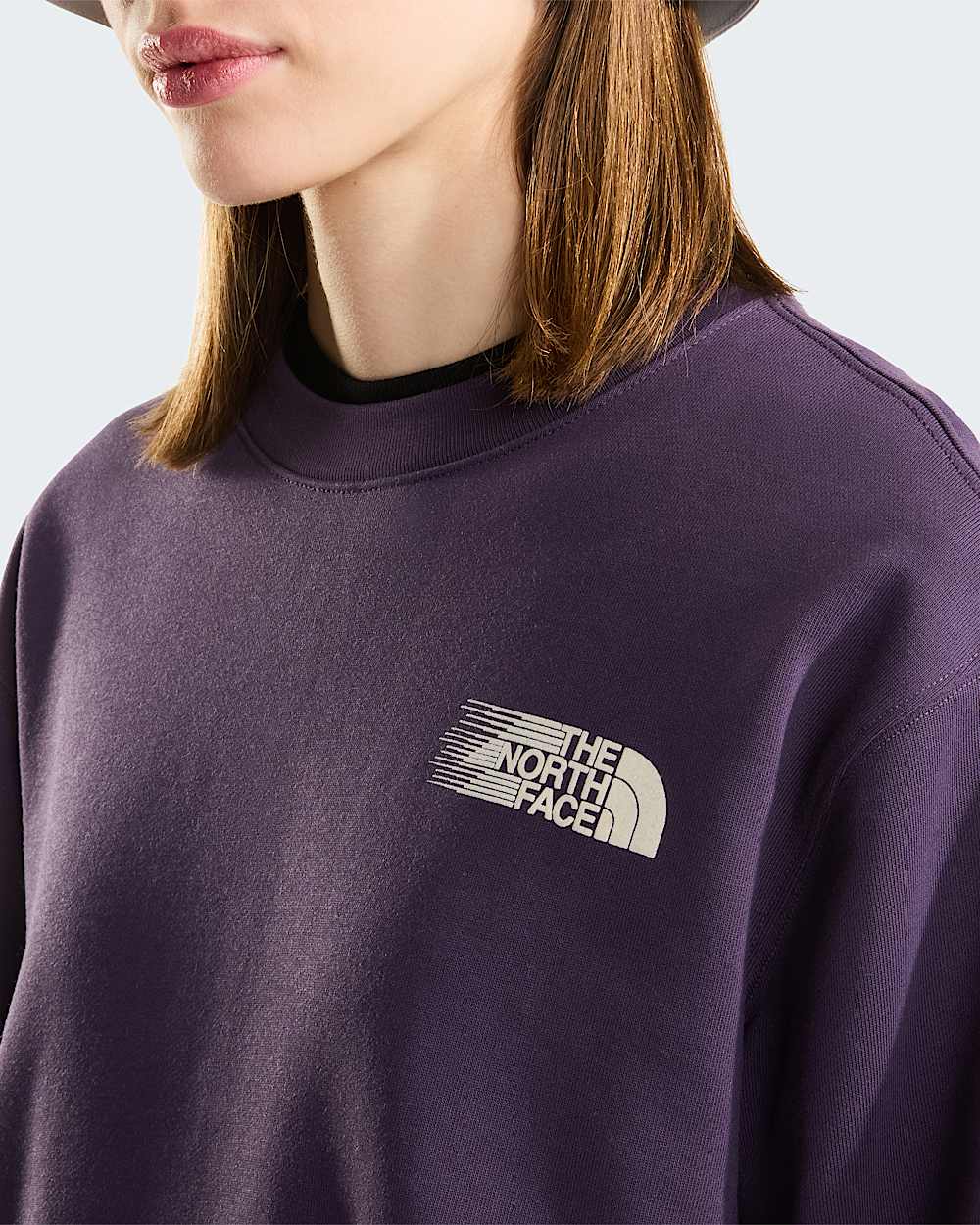 Retro Trail Relaxed Graphic Sweatshirt voor dames TNF ALT4