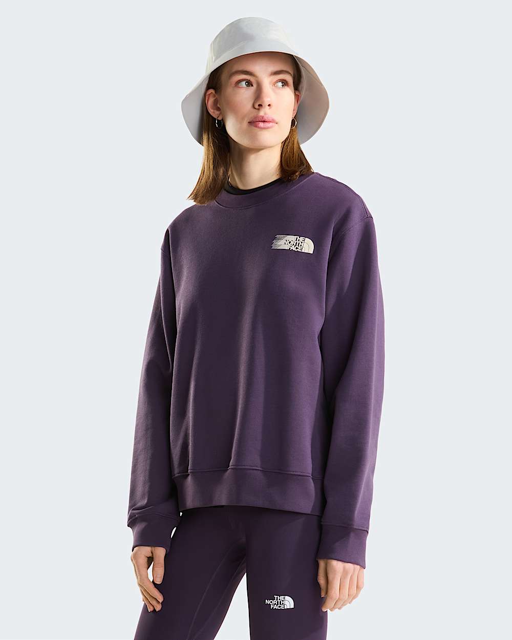 Retro Trail Relaxed Graphic Sweatshirt voor dames TNF HERO