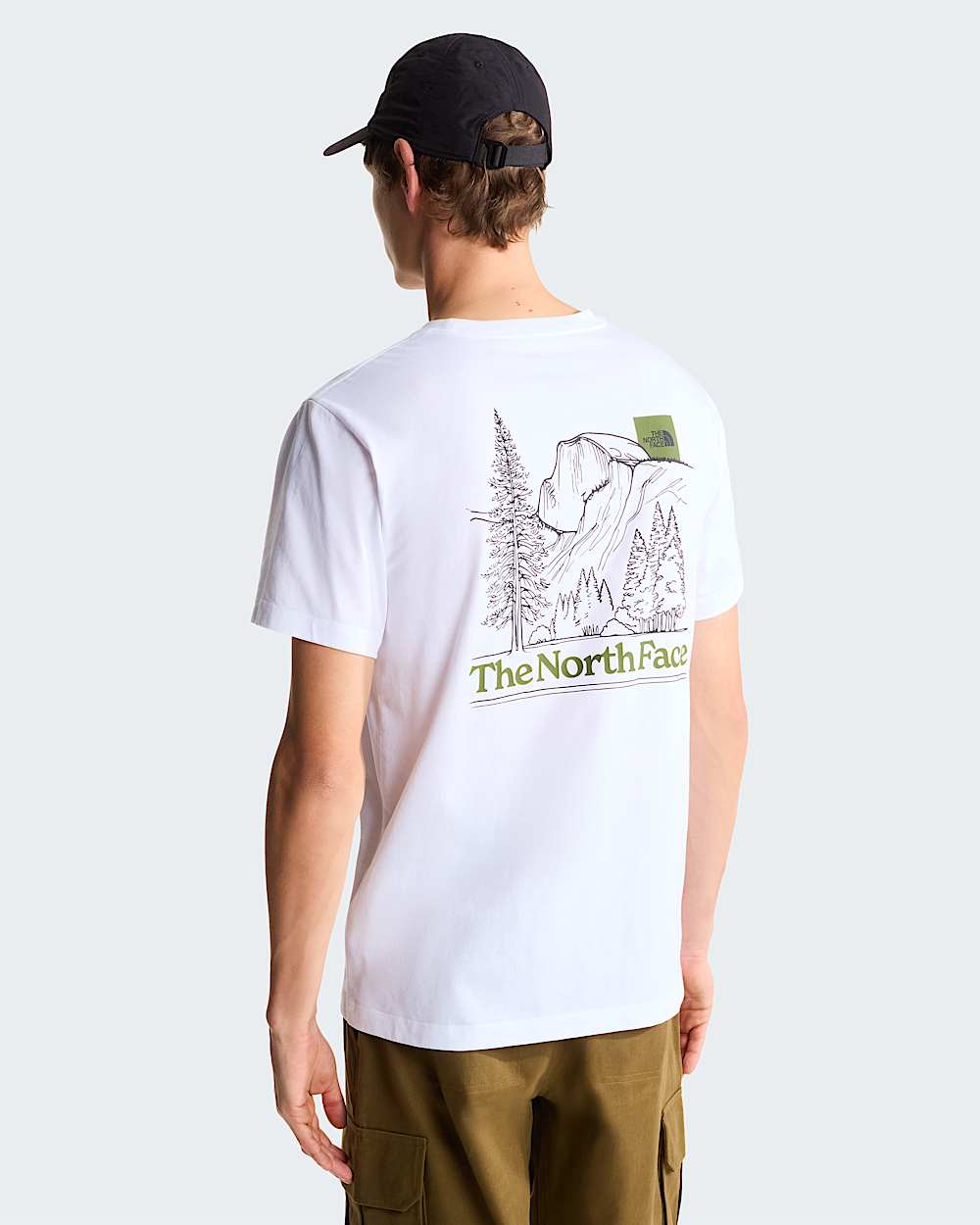 Monte Regular Graphic Tshirt voor heren TNF HERO