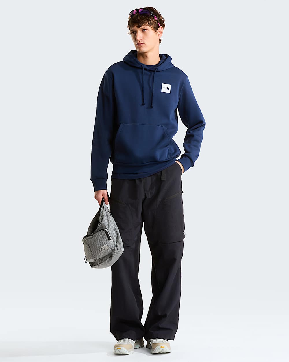 Sudadera recta con capucha Box Half Dome para hombre TNF ALT1