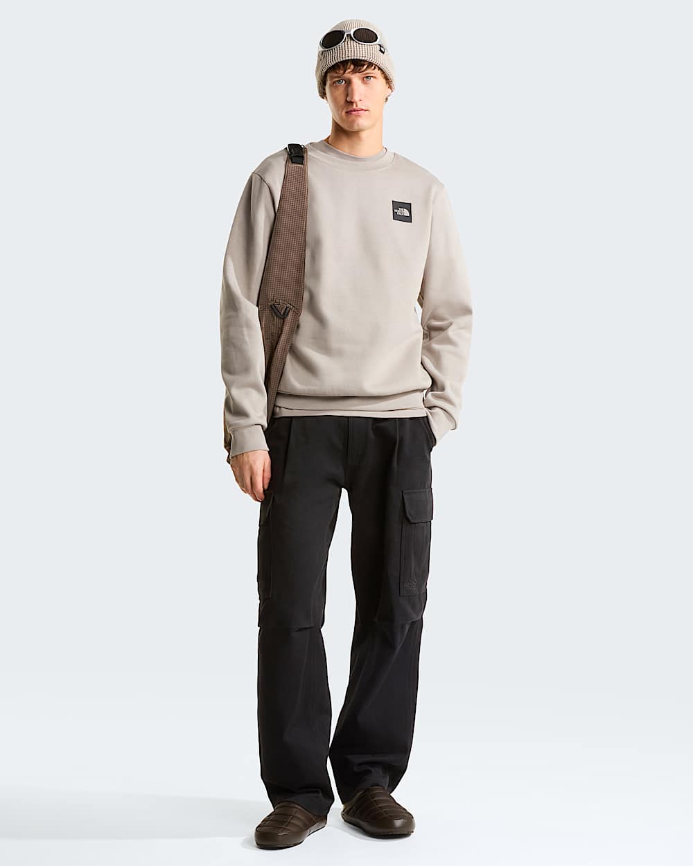 Sudadera recta Box Half Dome para hombre TNF ALT1