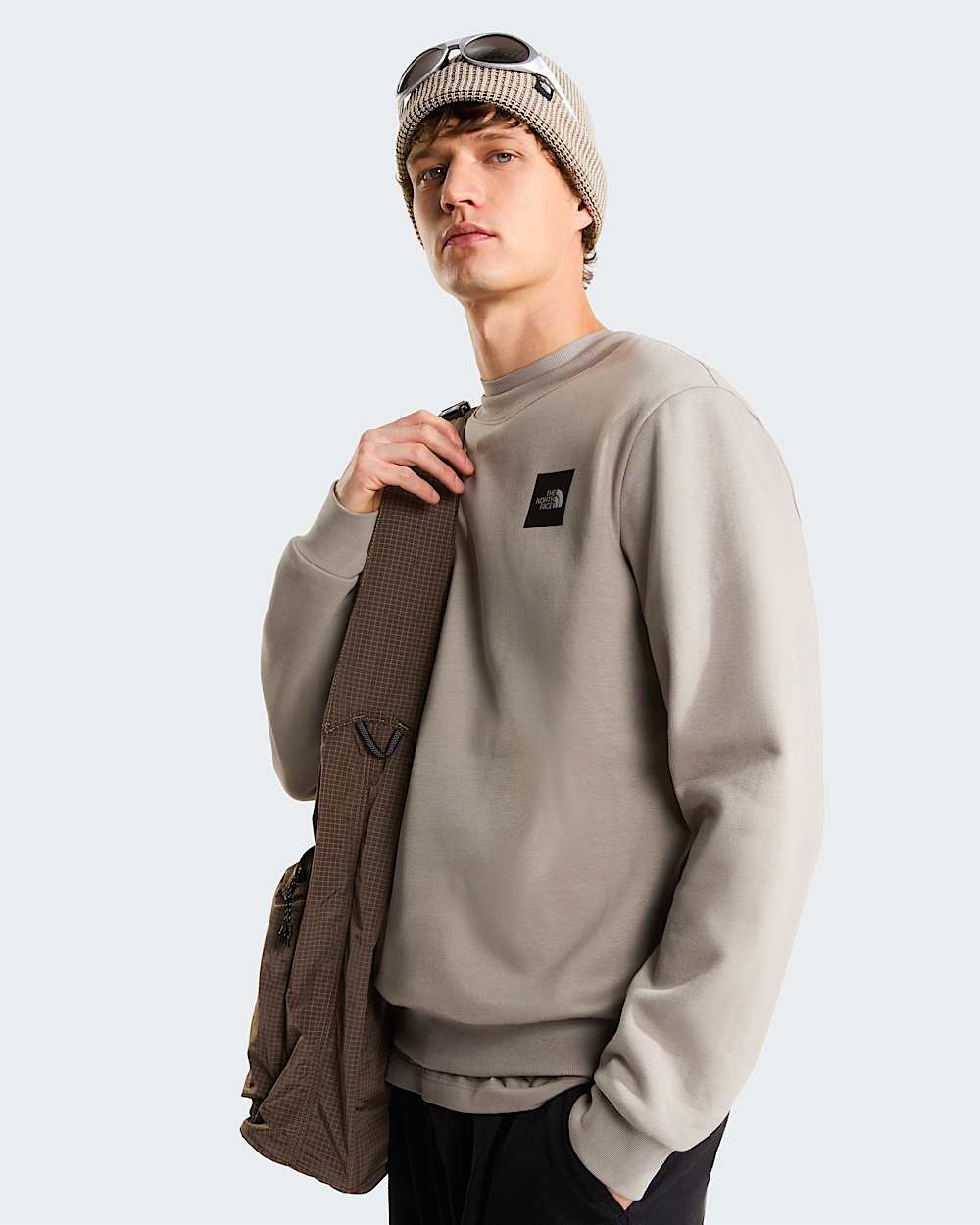 Sudadera recta Box Half Dome para hombre TNF ALT5
