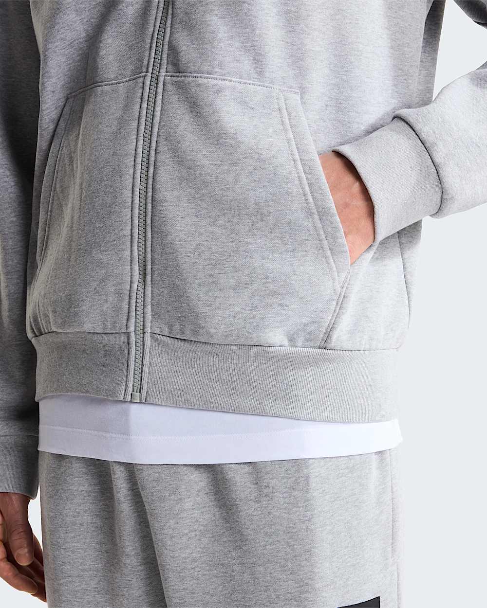 Sweat zipp intgral Box Half Dome pour homme TNF alt6