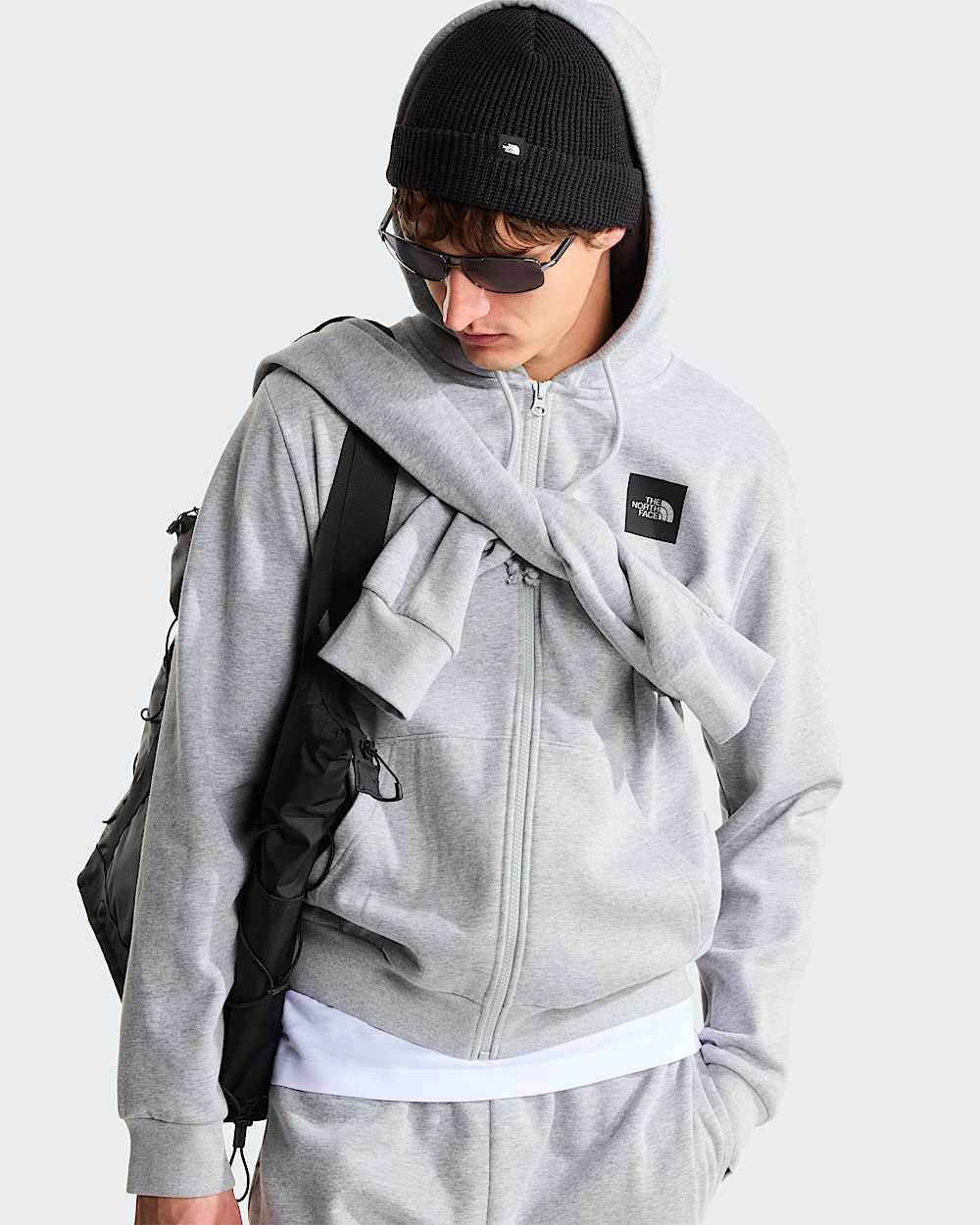 Sweat zipp intgral Box Half Dome pour homme TNF alt7