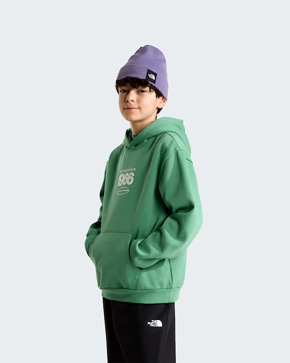 Track Relaxed Graphic Hoodie fr Teenager TNF ALT1
