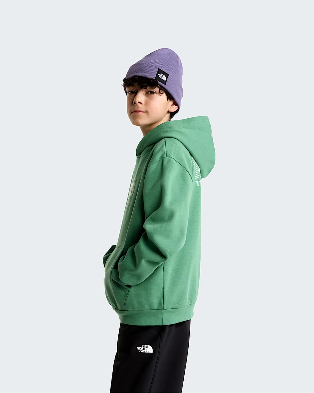 Track Relaxed Graphic Hoodie fr Teenager TNF ALT3