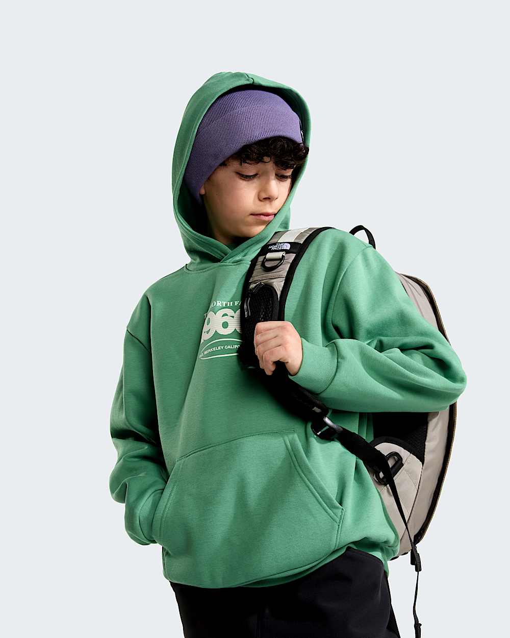 Track Relaxed Graphic Hoodie fr Teenager TNF ALT7