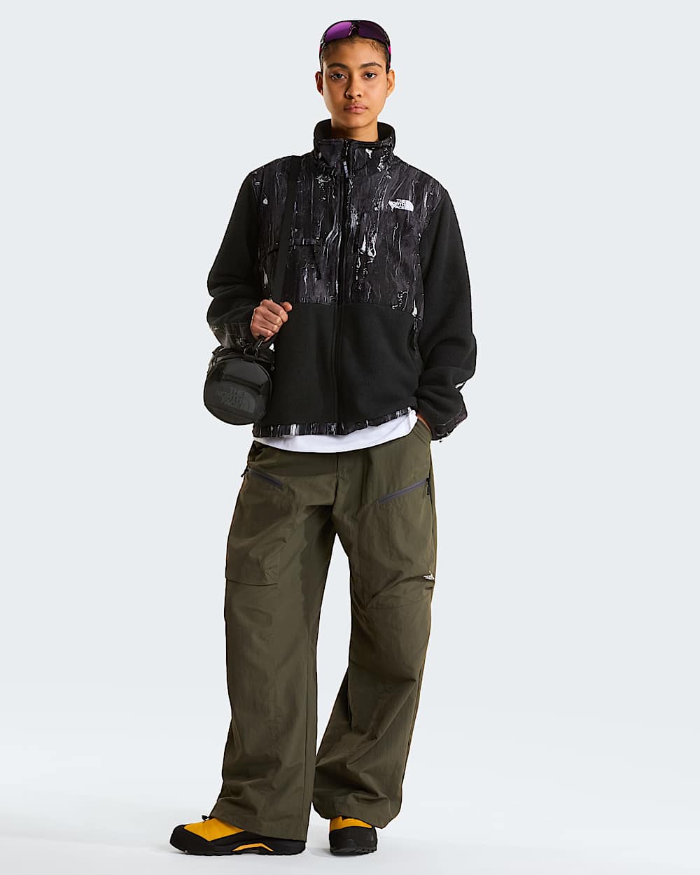 Retro Denali Geprinte Jas voor heren TNF ALT13