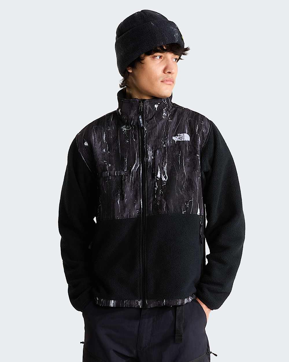 Retro Denali Geprinte Jas voor heren TNF HERO