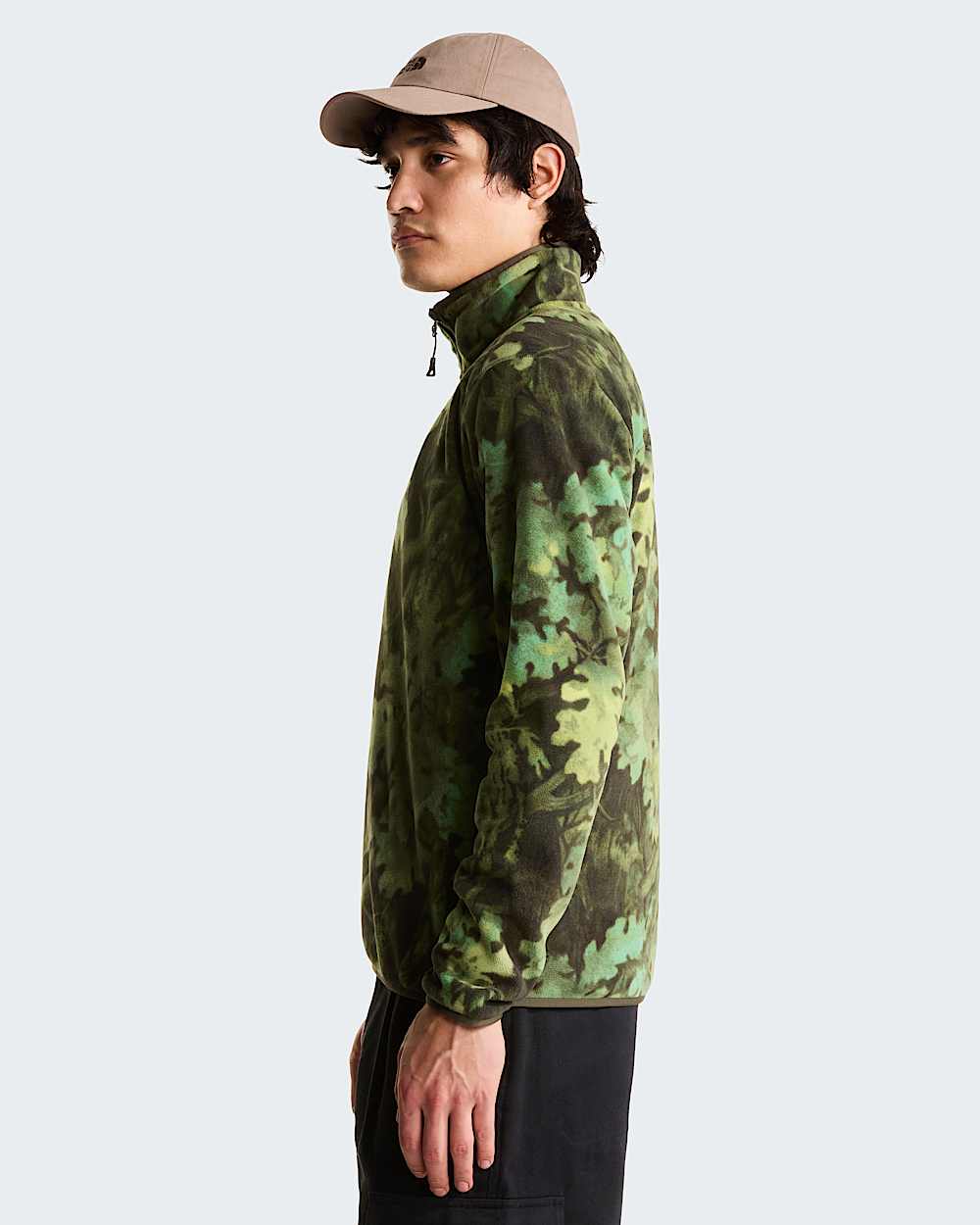 Polaire Glacier Novelty  fermeture zippe 14 avec logo imprim pour homme TNF ALT2