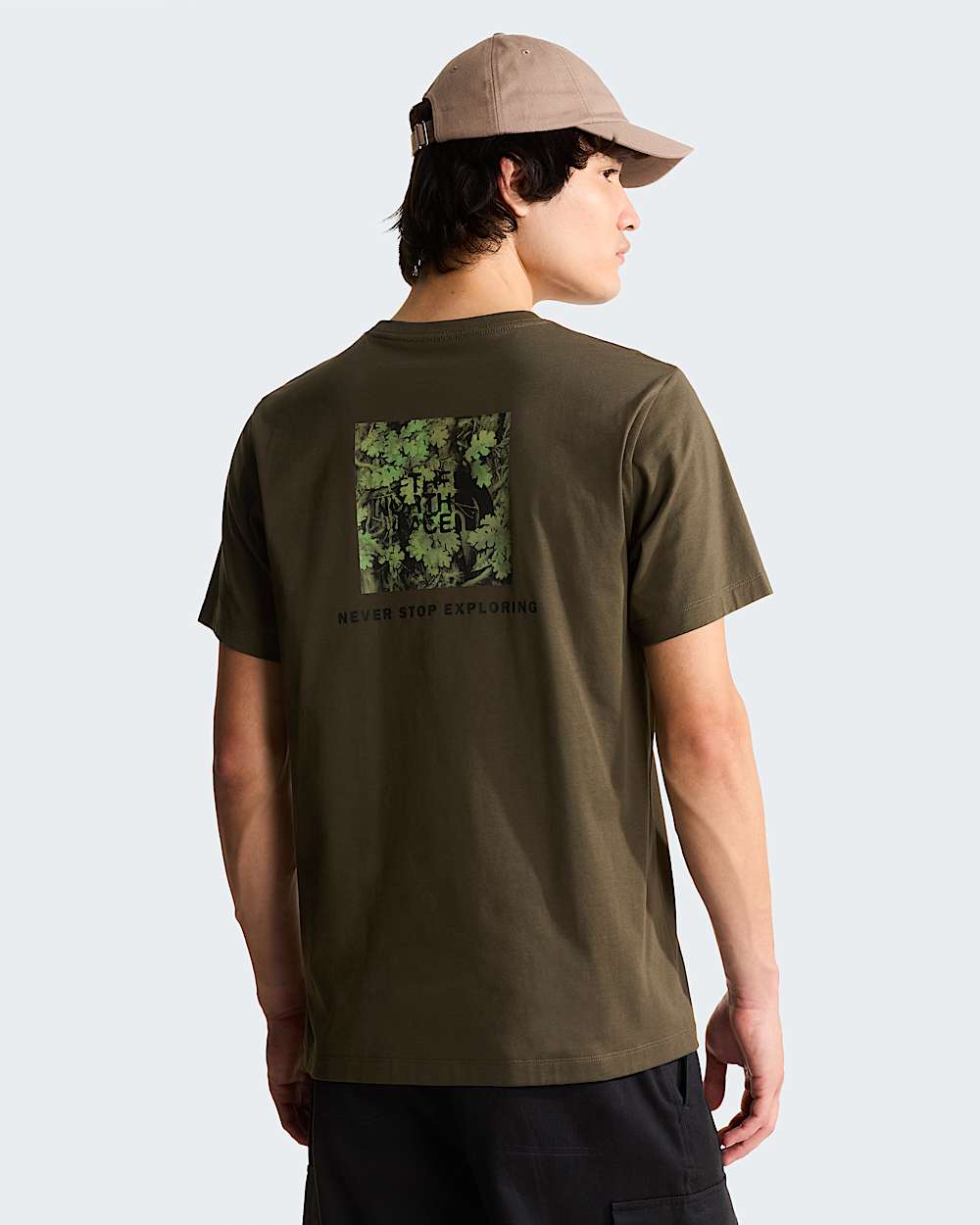 Mens Yosemite Oak Box NSE Regular TShirt TNF HERO