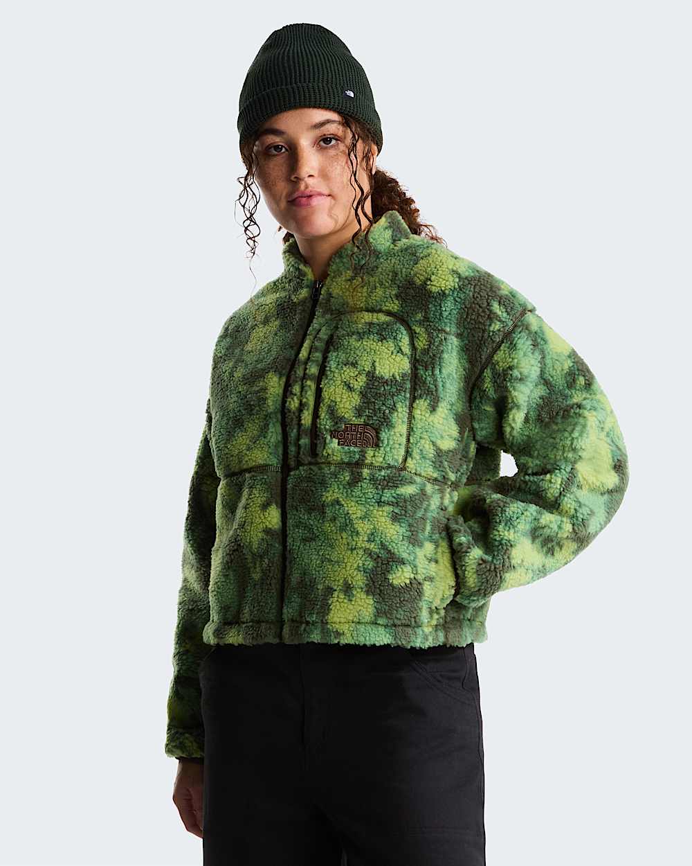 Extreme Pile 2 Jas met print voor dames TNF HERO