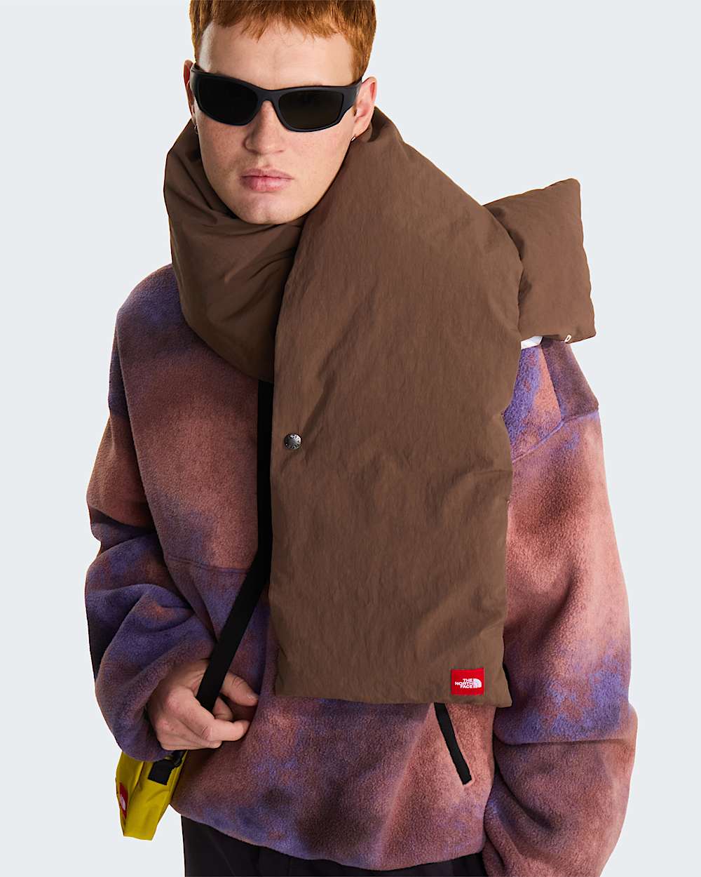 Pile con mezza cerniera TNF Red Box Printed unisex﻿ TNF ALT6