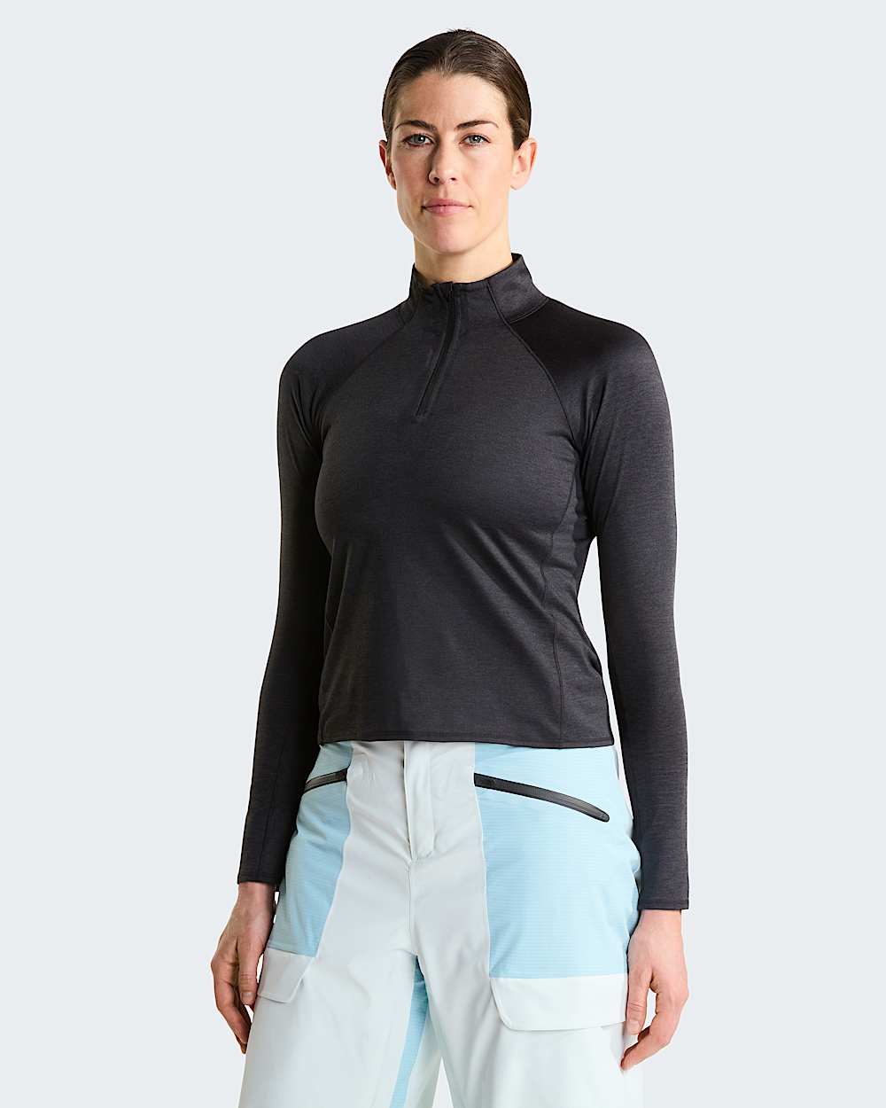 Womens Jaida 14 Zip LongSleeve Top TNF HERO