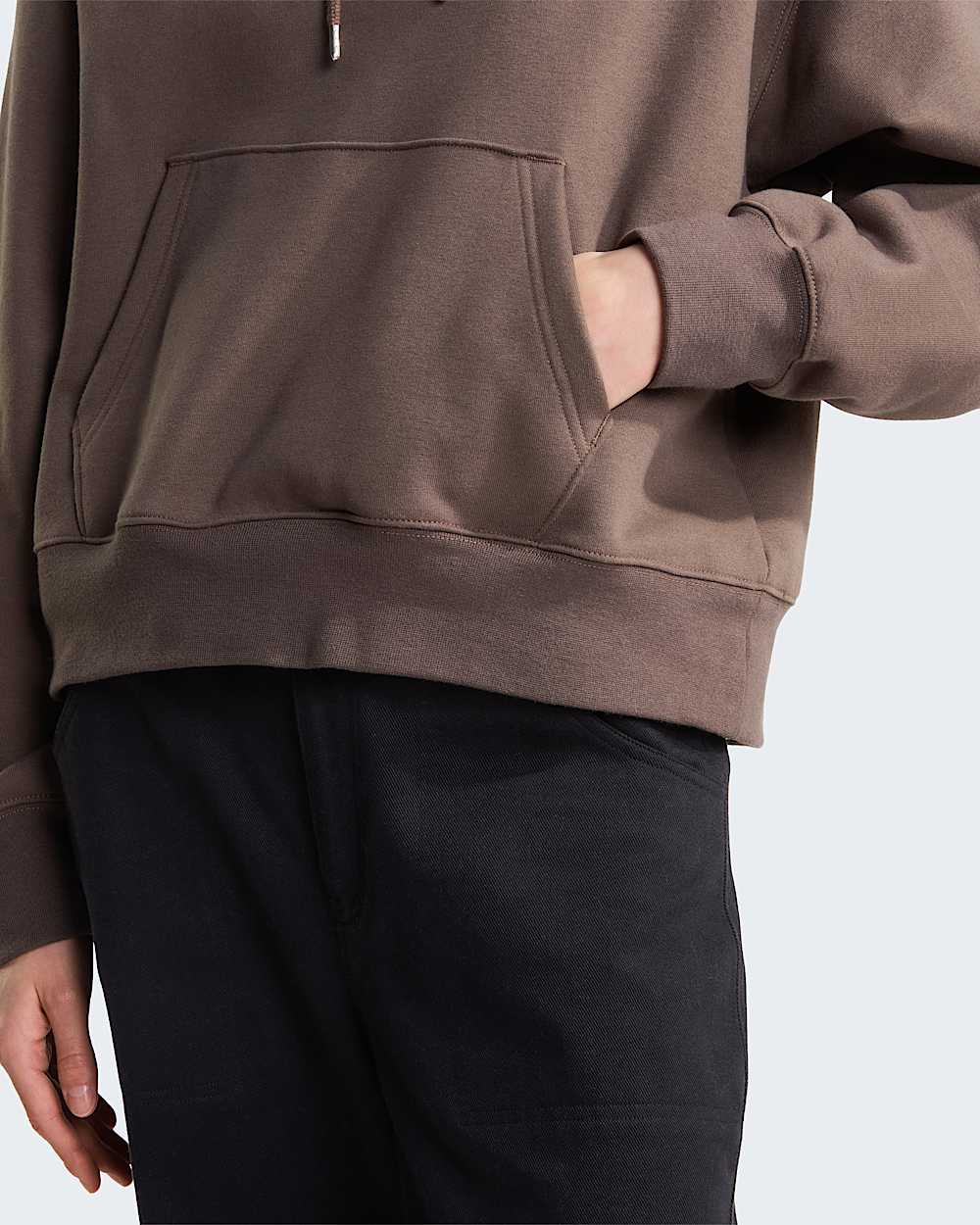 Womens TNF Essential Simple Dome Boxy Oversized Hoodie TNF ALT5