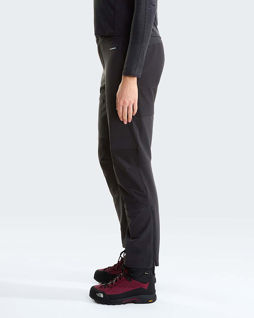 Verstevigde Regular Straight broek voor dames TNF ALT2