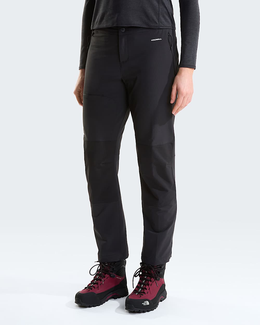 Verstevigde Regular Straight broek voor dames TNF HERO