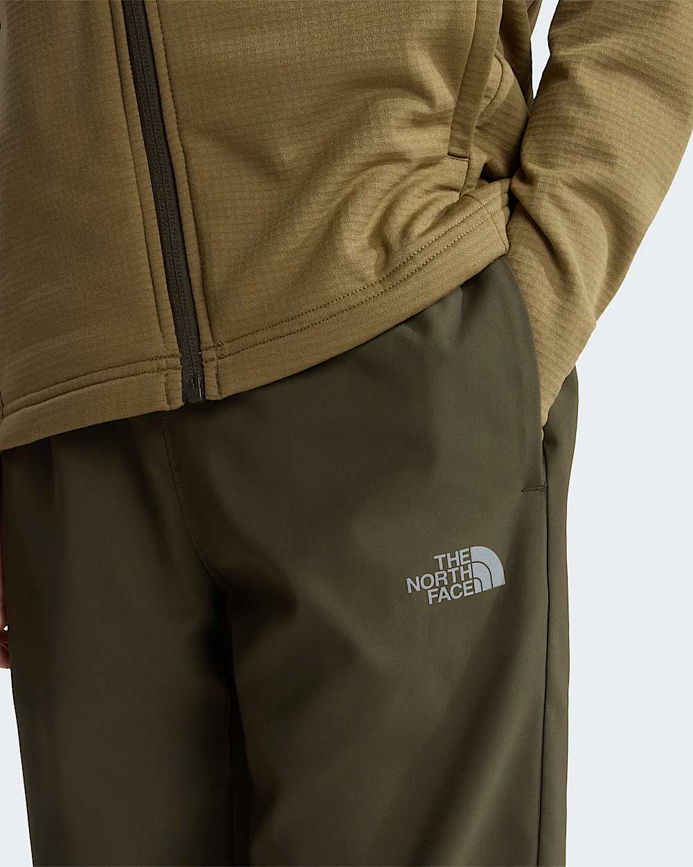 Pantalon On The Trail pour garon TNF New Taupe GreenSilver Reflective ALT4