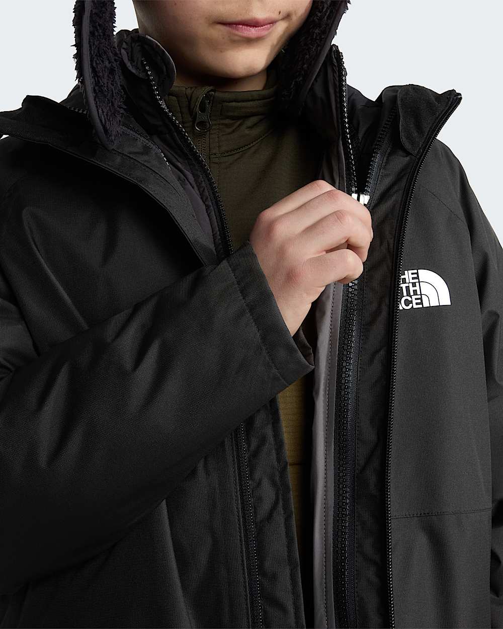 Teens Perrito 4In1 Hooded Jacket TNF ALT11