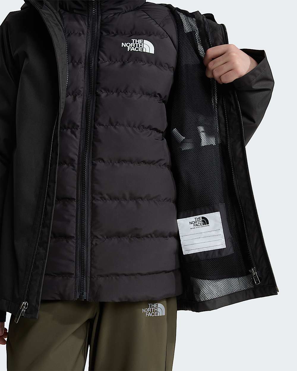 Teens Perrito 4In1 Hooded Jacket TNF ALT12