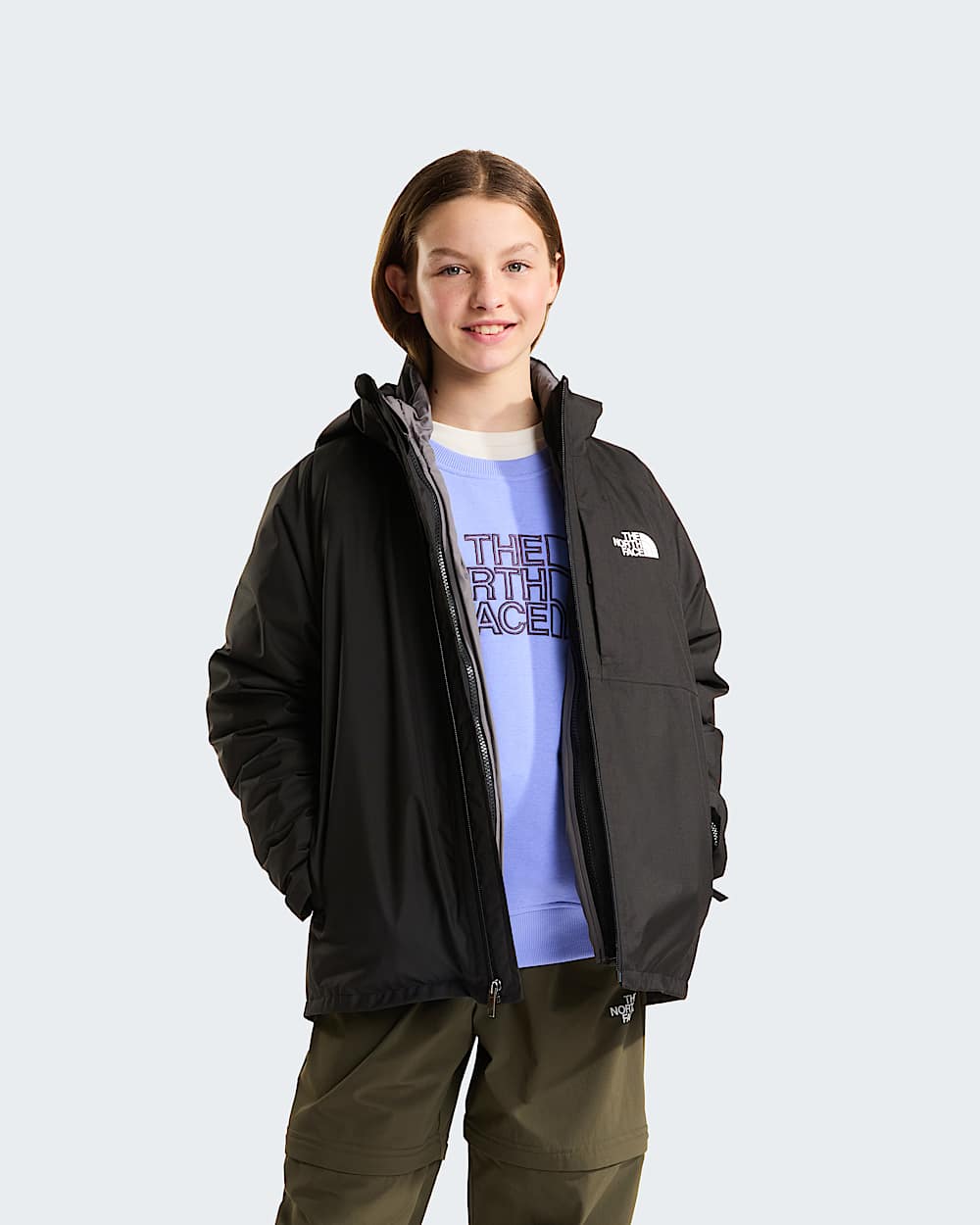 Teens Perrito 4In1 Hooded Jacket TNF ALT18