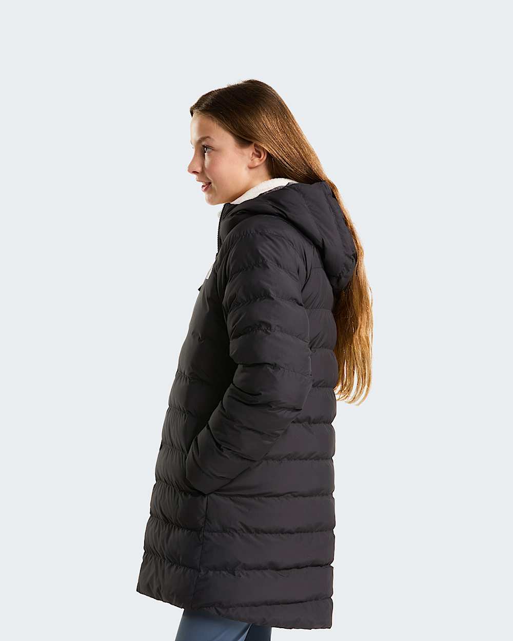 Girls Reversible Perrito Parka TNF ALT3
