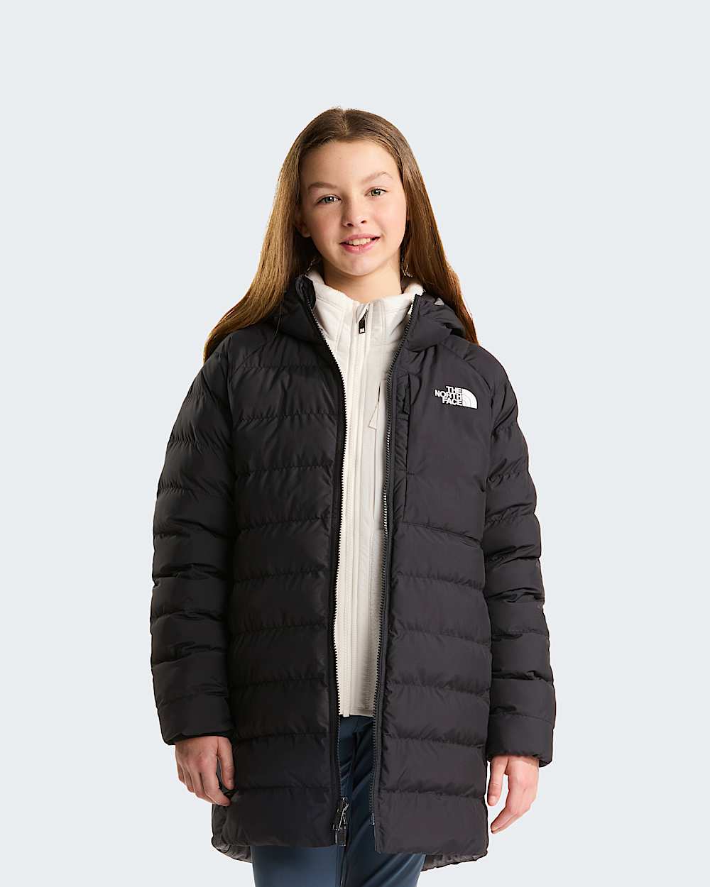 Girls Reversible Perrito Parka TNF ALT5