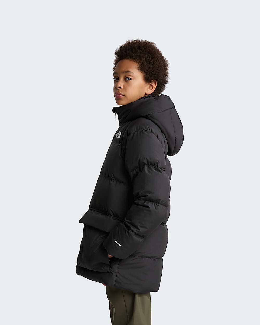 North fleecegeftterter kurzer Daunenparka fr Jugendliche TNF ALT2
