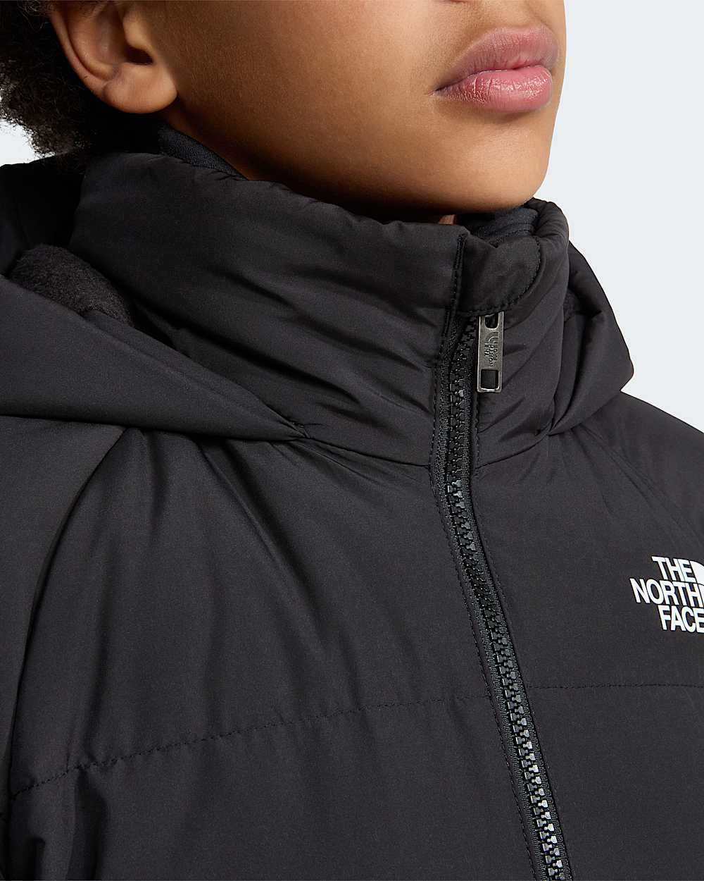 North fleecegeftterter kurzer Daunenparka fr Jugendliche TNF ALT6