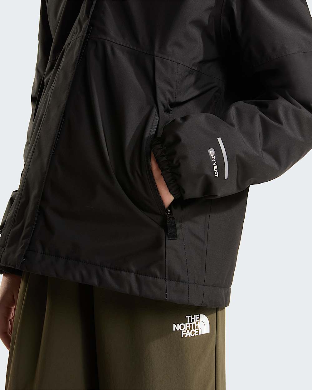 Girls Warm Antora Rain Jacket TNF ALT7